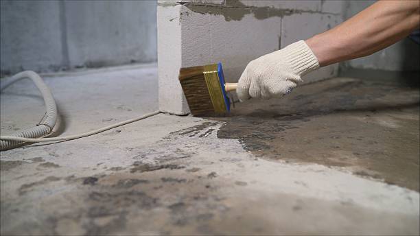 Crawl space vapor barrier installation in Linwood, NY